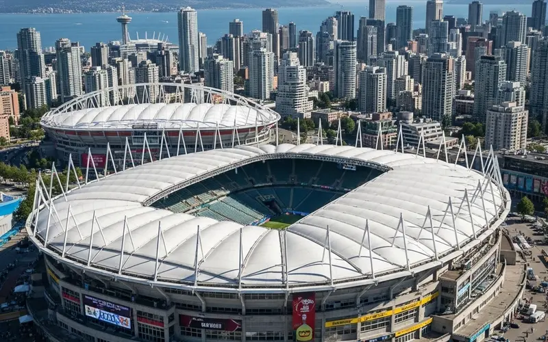 AI Image: BC Place Vancouver Stadium earial Image